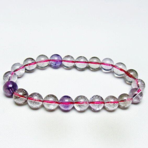 スーパーセブン ブレスレット 9mm セイクリッドセブン ブレス 一点物 メール便可 [M便 1/10] 111-43827