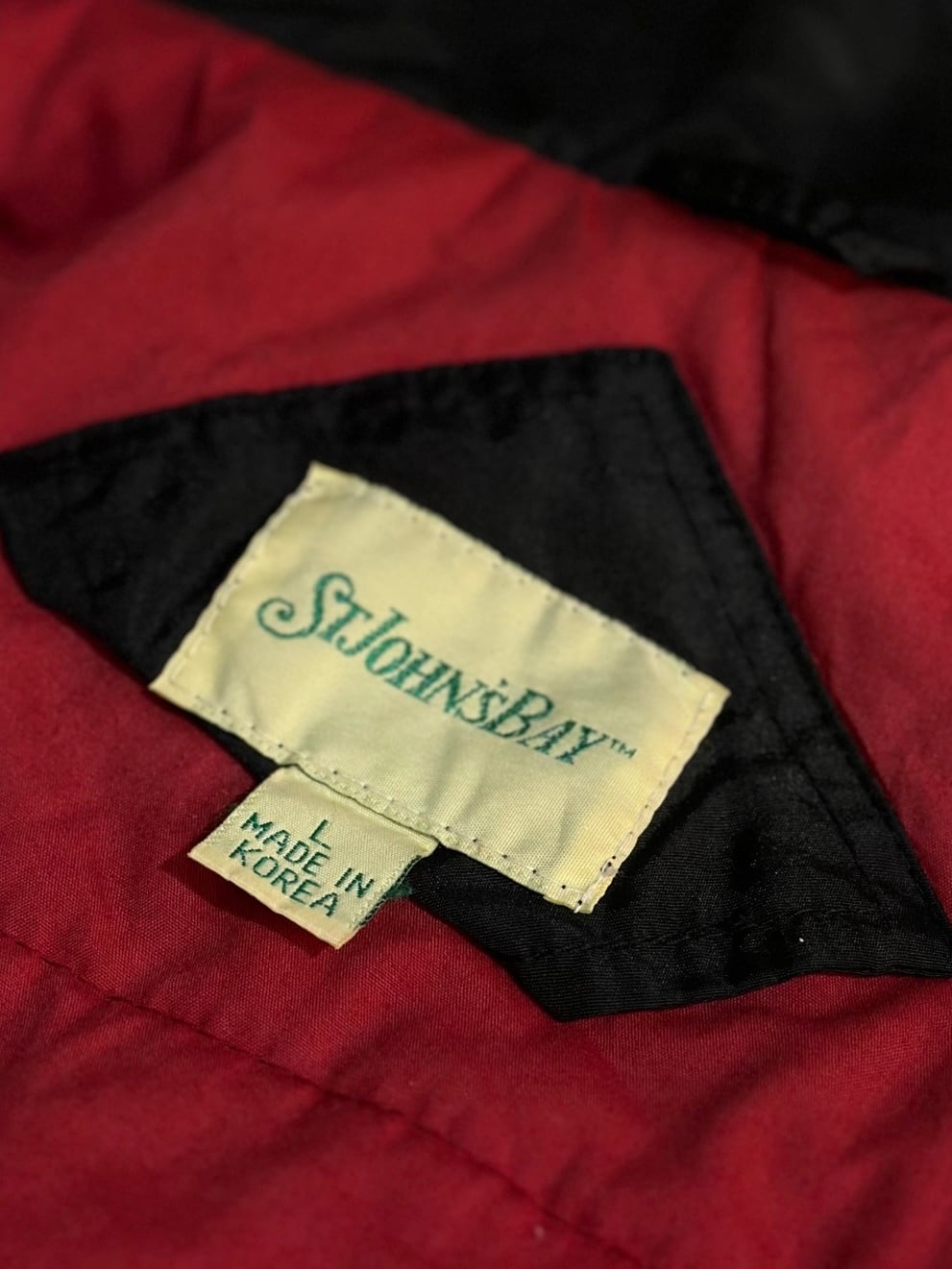 80s-90s ST. JOHN'S BAY Padding Nylon Jacket | Pay ID