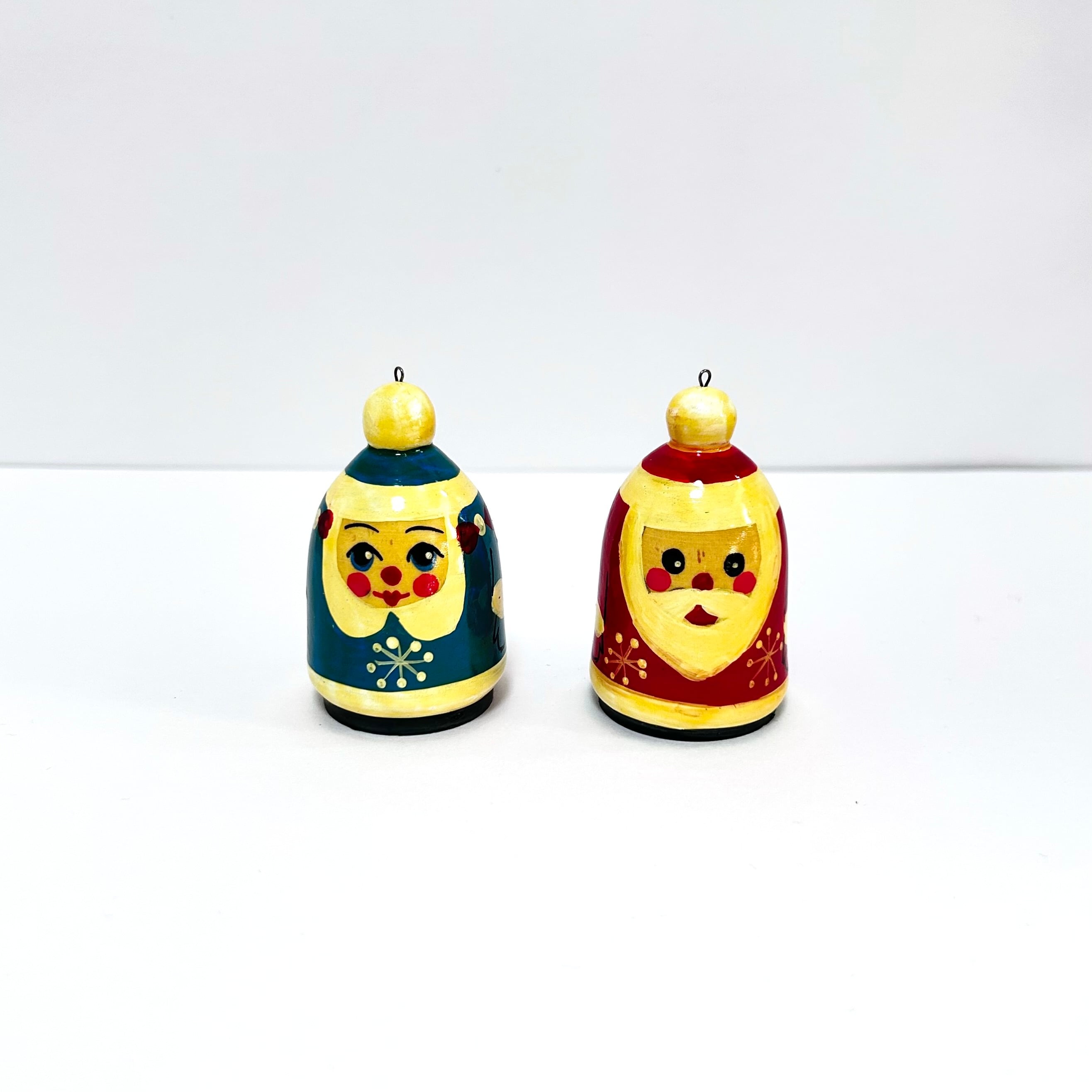 木製クリスマスオーナメント6P ロシア