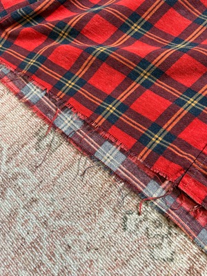 80~90s / USA製 / AMERICAN EDITION / print flannel / REMAKE