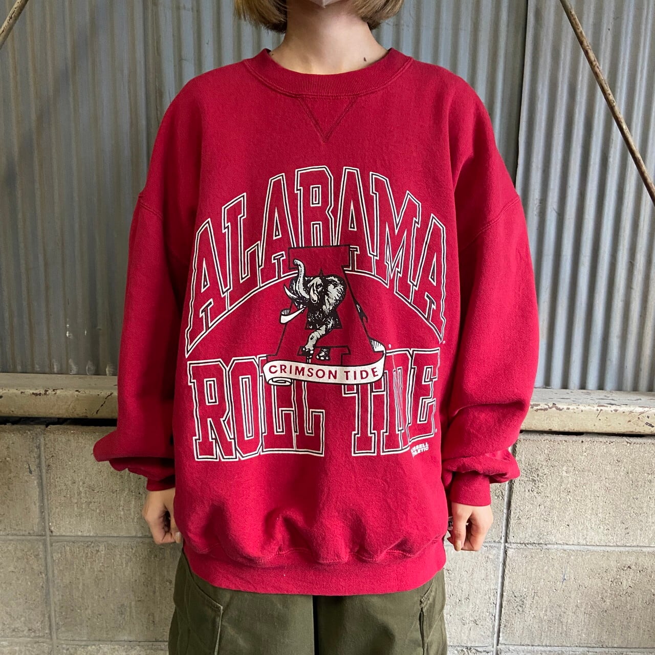 PRO COTTON 90s USA製 ラッセル アスレチック 前V スウェット