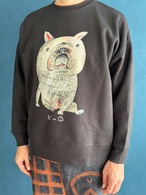 フレブル プリントスウェット Black