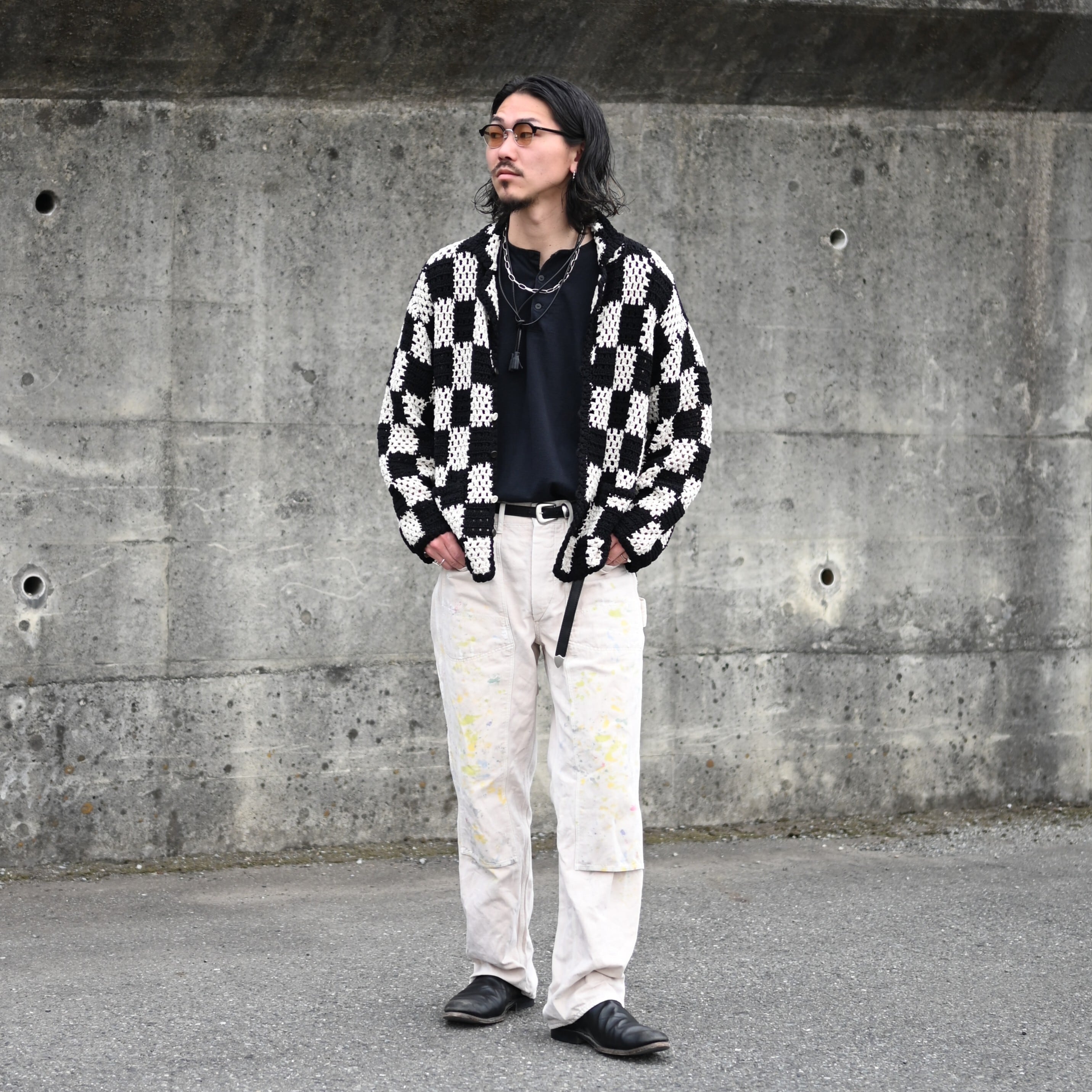 OLD JOE / HAND CROCHET HAVANA SHIRTS (Long-sleeve) | GANKO