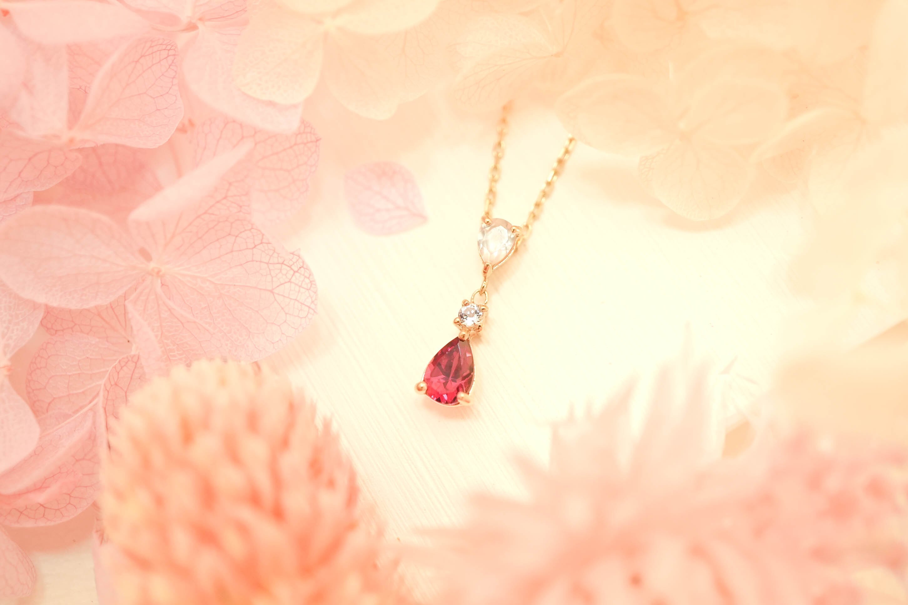 K18WG タンザナイト0.15ct ネックレス | Colore