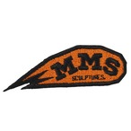 "M-Scallop" Wappen BK/OR