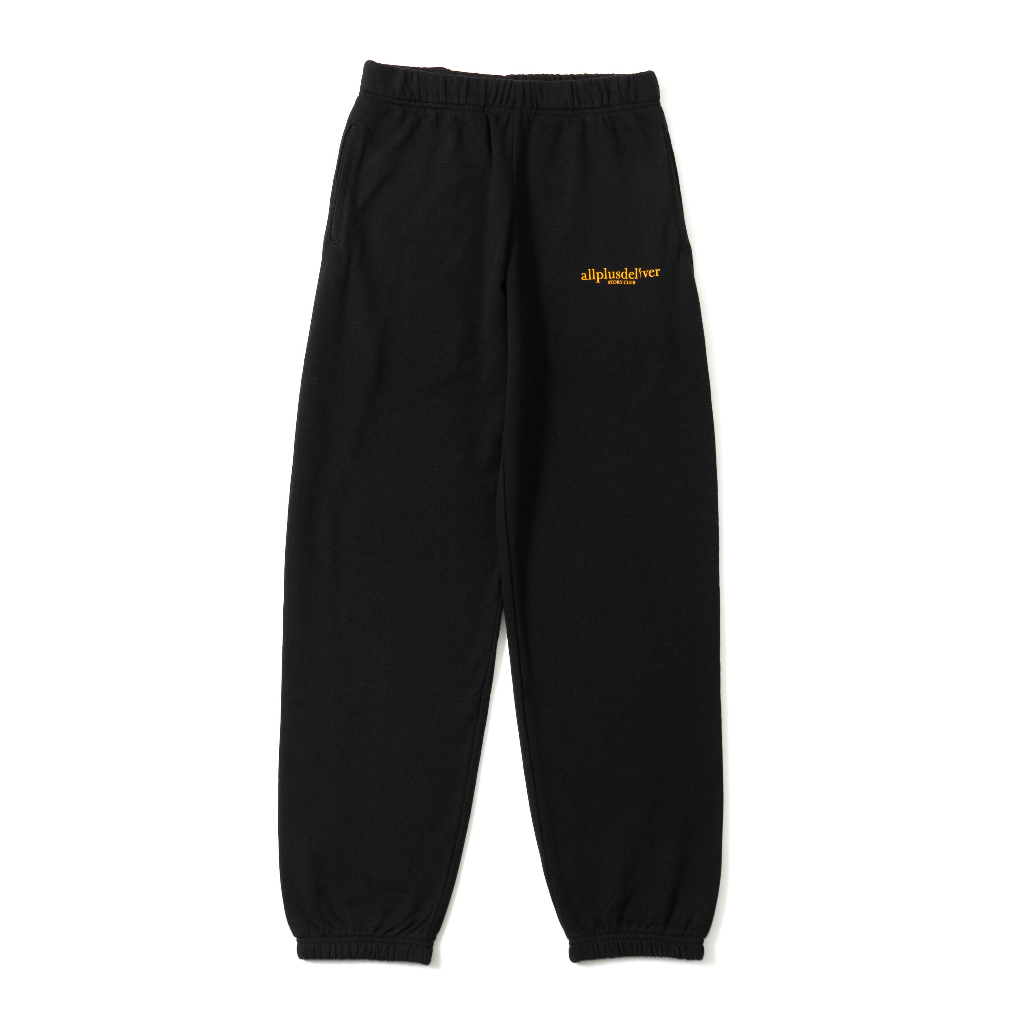ALPSDR SC TULIP SWEAT PANTS / BLACK