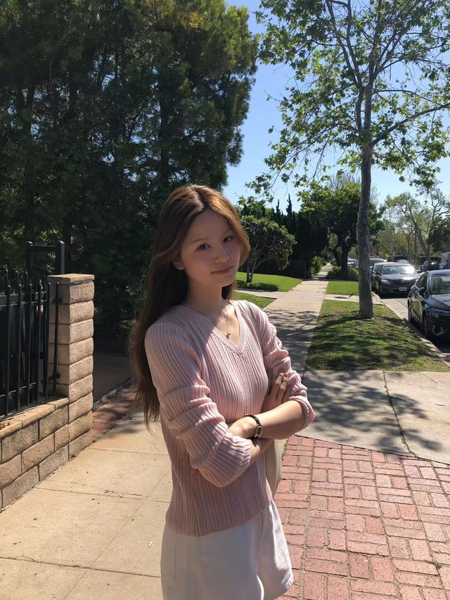 (予約) ounce / V-neck rib knit 3color