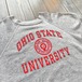 80s  Champion trico tag Flocky × Ink  print 〝 The Ohio state university 〟Sweat T-Shirt  Size MEDIUM