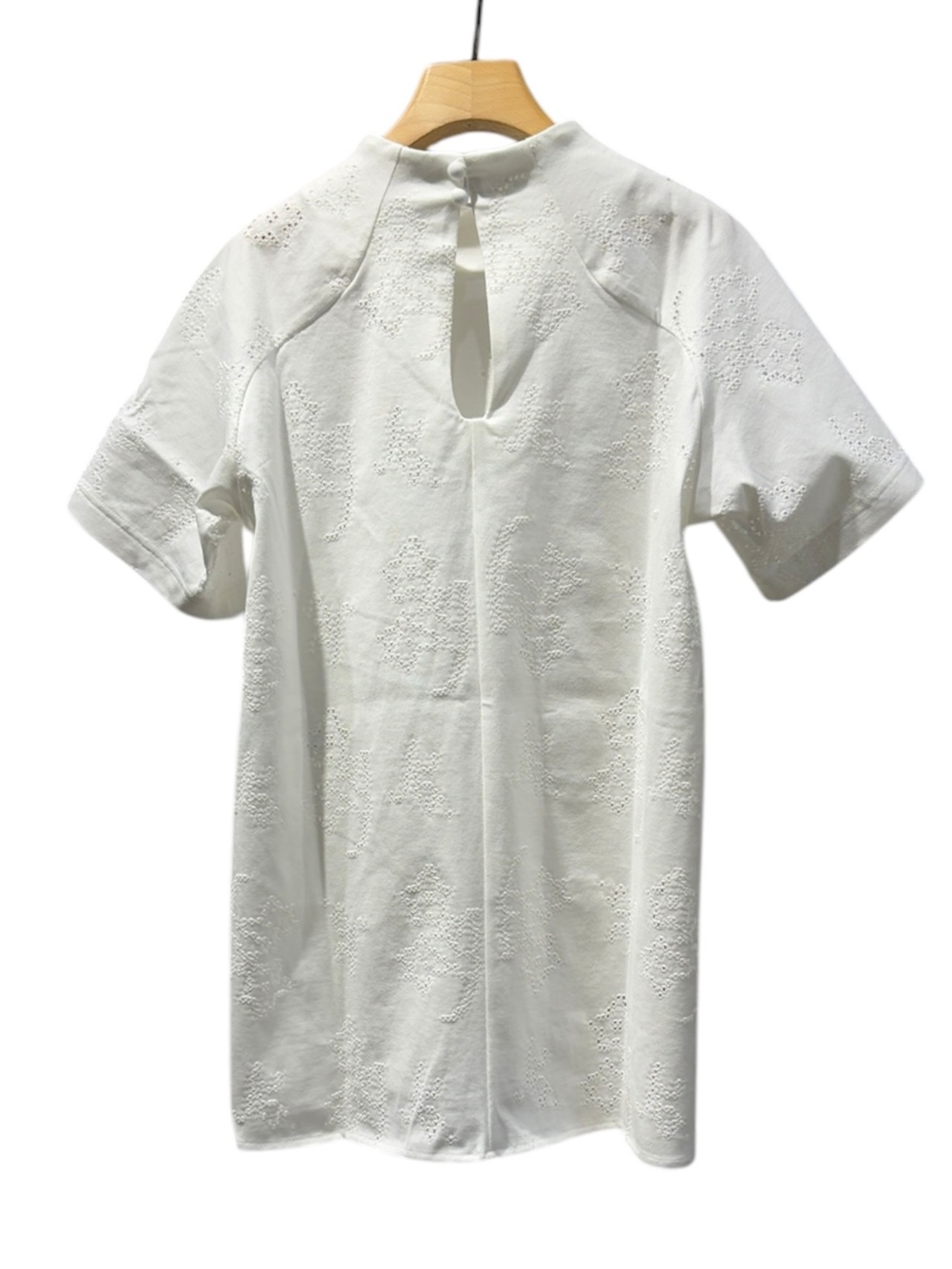 【25SS】Mame Kurogouchi マメ クロゴウチ / Eyelet Jersey Jacquard Top / ジャガードトップス - 4