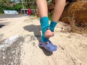 アンクルウォーマー《メンズ有り》　ブリティッシュスタイル　ターコイズ　My Kinda Body　