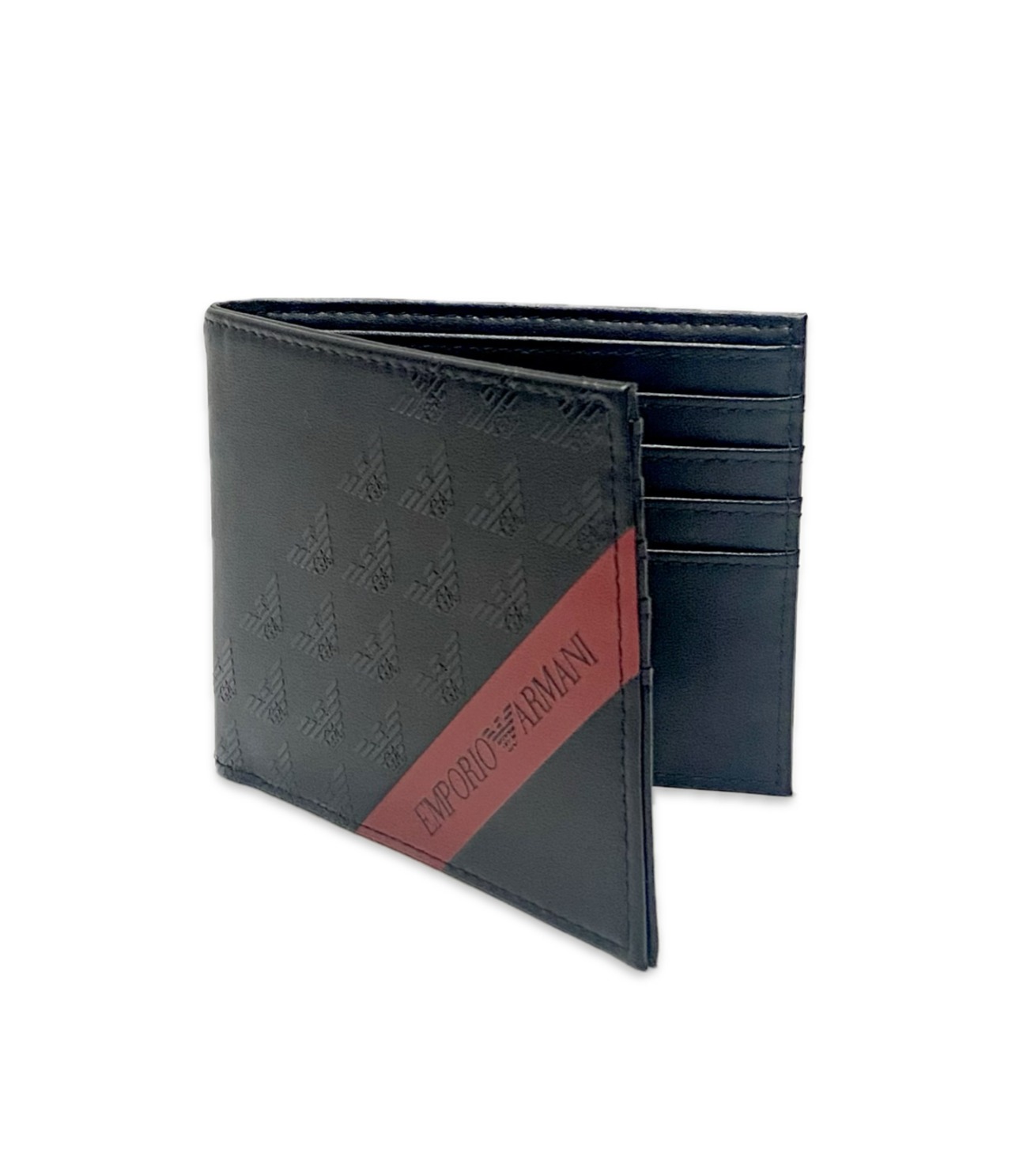 EMPORIO ARMANI エンポリオアルマーニ  札 カード入れ 二つ折り財布 メンズ  Y4R168-YQ12V/80681