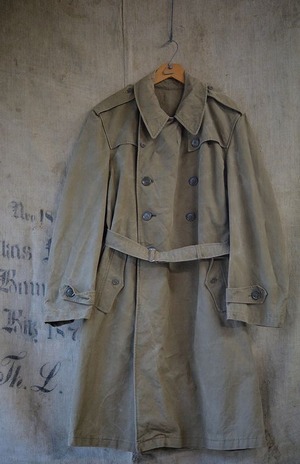 Vintage Euro cotton trench coat