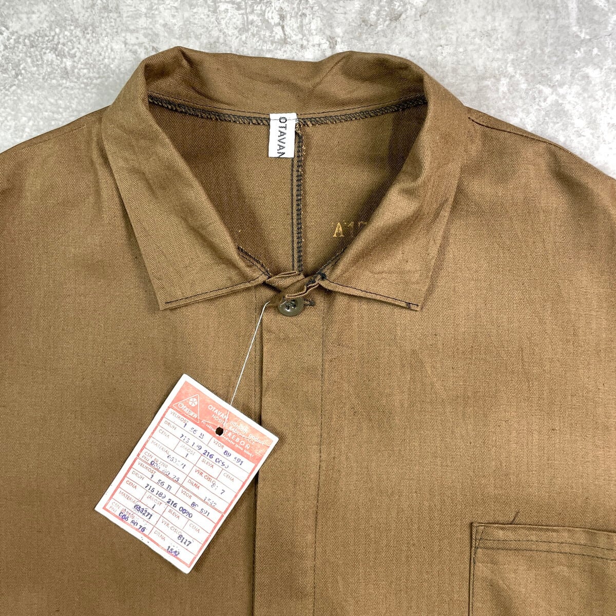 DEAD STOCK NOS OTAVAN チェコ軍 ミリタリー ワークジャケット