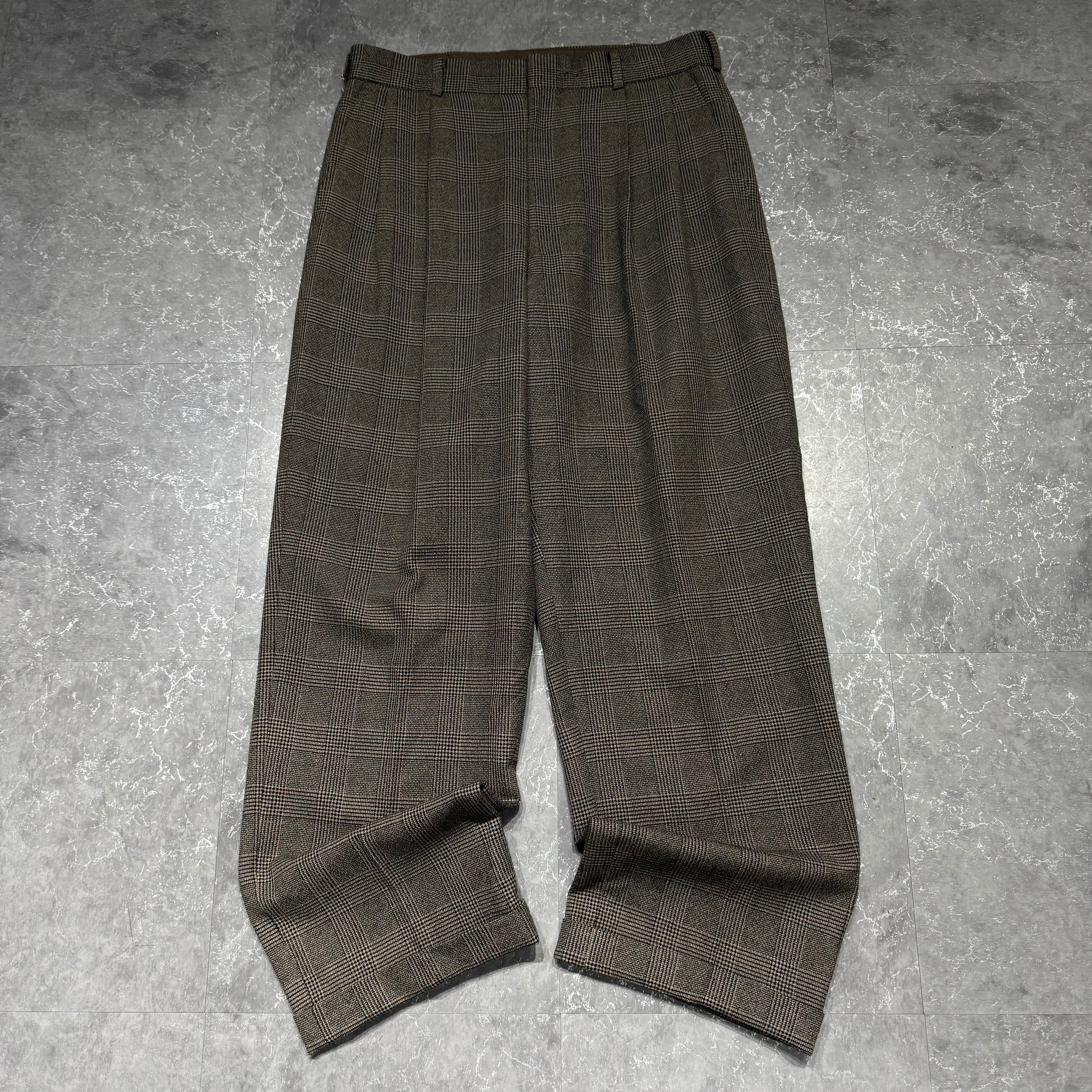 90s~ Christian Dior stripe wide slacks | RIYAN