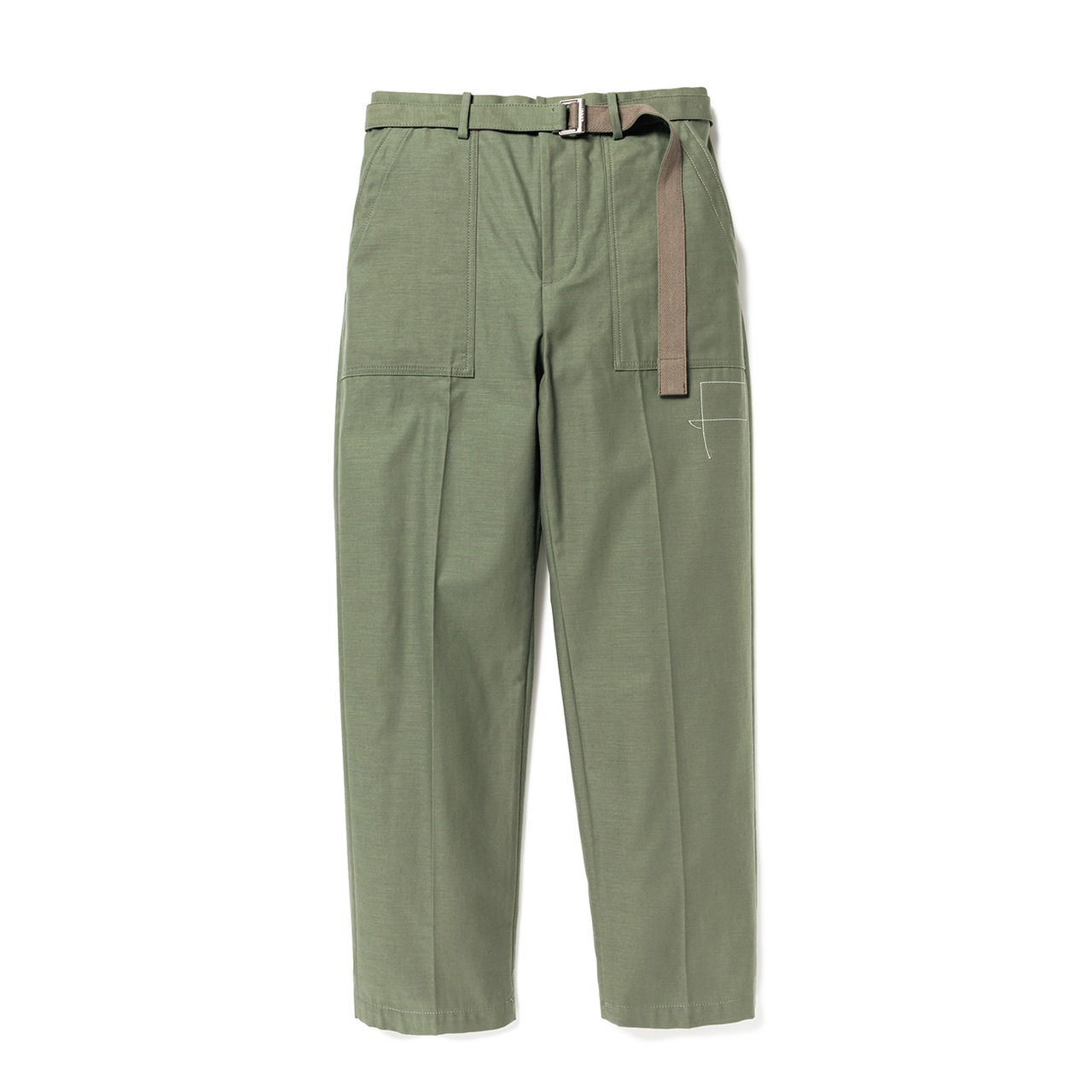 Cotton Back Satin Pants 02 / TROUSERS / COTTON. BACK SATIN. SACAI 