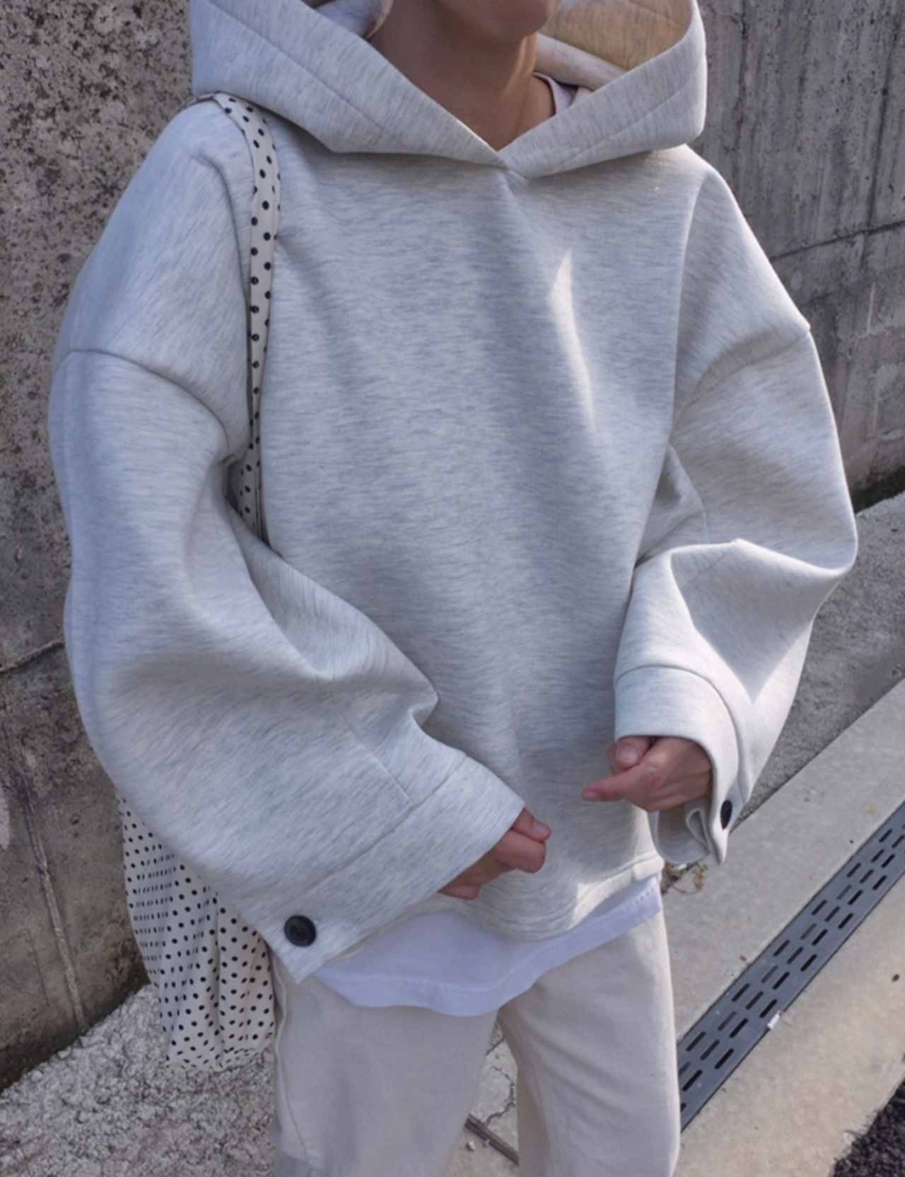 【25aw】Neoprene Parka_OatBeige
