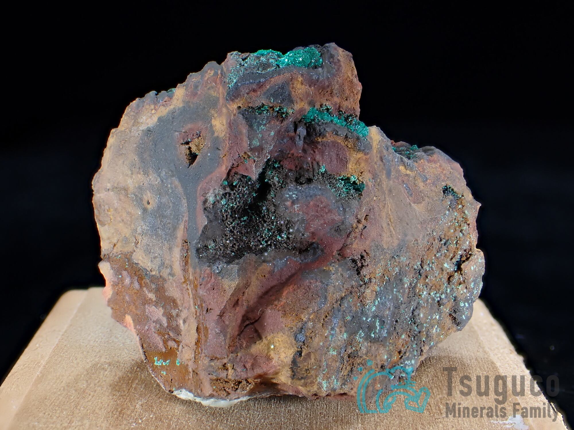 ブロシャンタイト ブロシャン銅鉱 チリ TM-650 Ex. Roger Gnat | つぐ