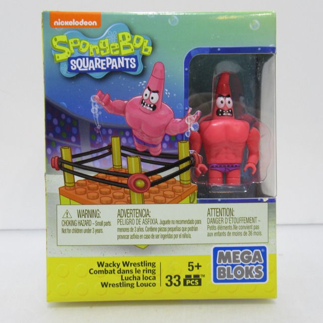 メガブロック MEGA BLOKS　スポンジ・ボブ 　パトリック　レスリング　フィギュア [#2]
