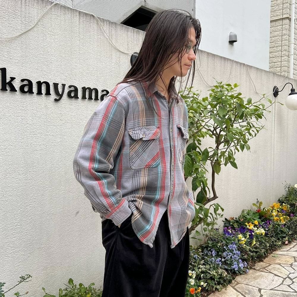 FIVE BROTHER Vintage Heavyweight Cotton Flannel Shirt [1980s-] | beruf