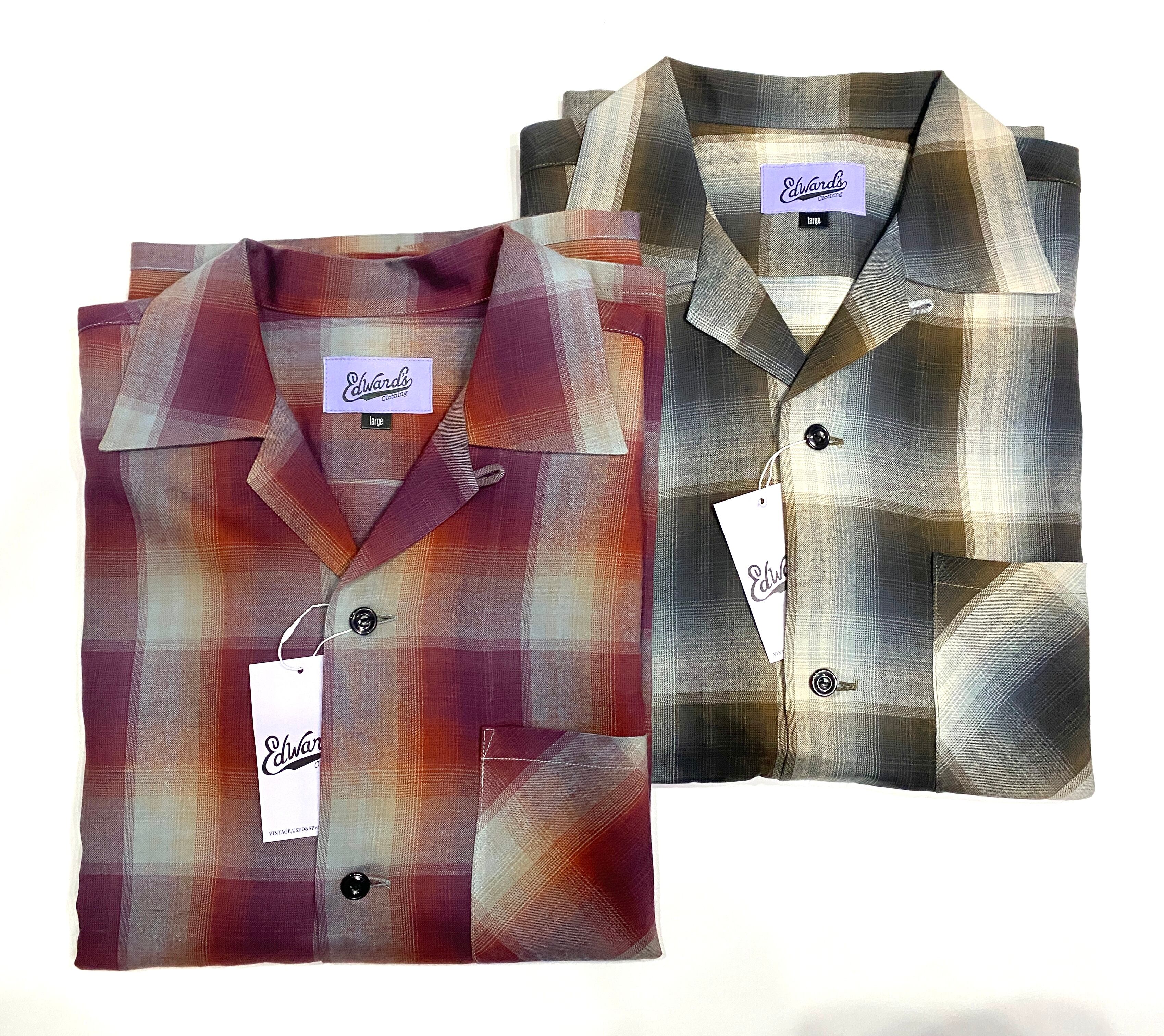 東洋エンタープライズ スタイルアイズ RAYON BOWLING SHIRT “PIPING