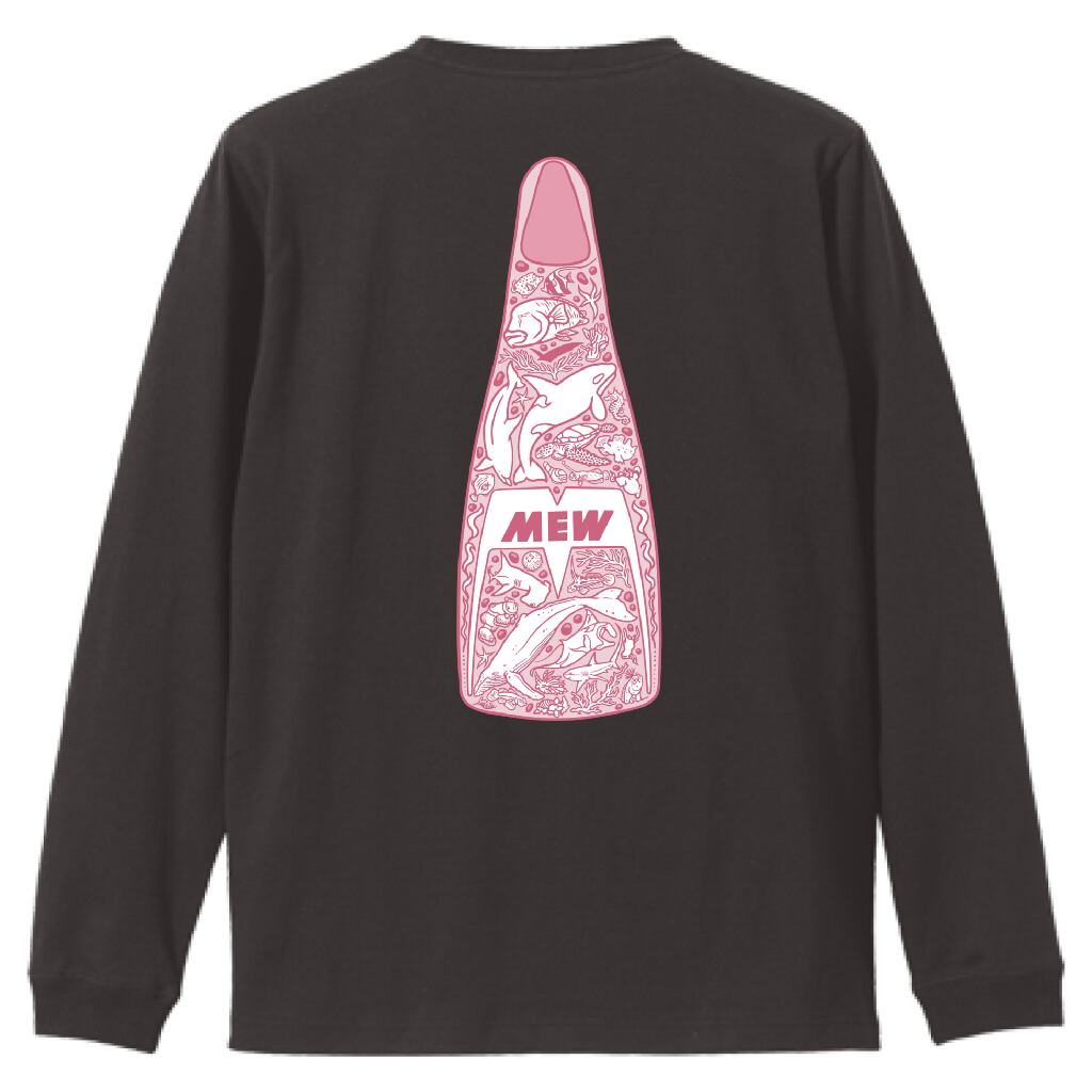 【OnlineStore限定】Fin Artist YURIE × GULL コラボ ロンT “トルマリンピンク”