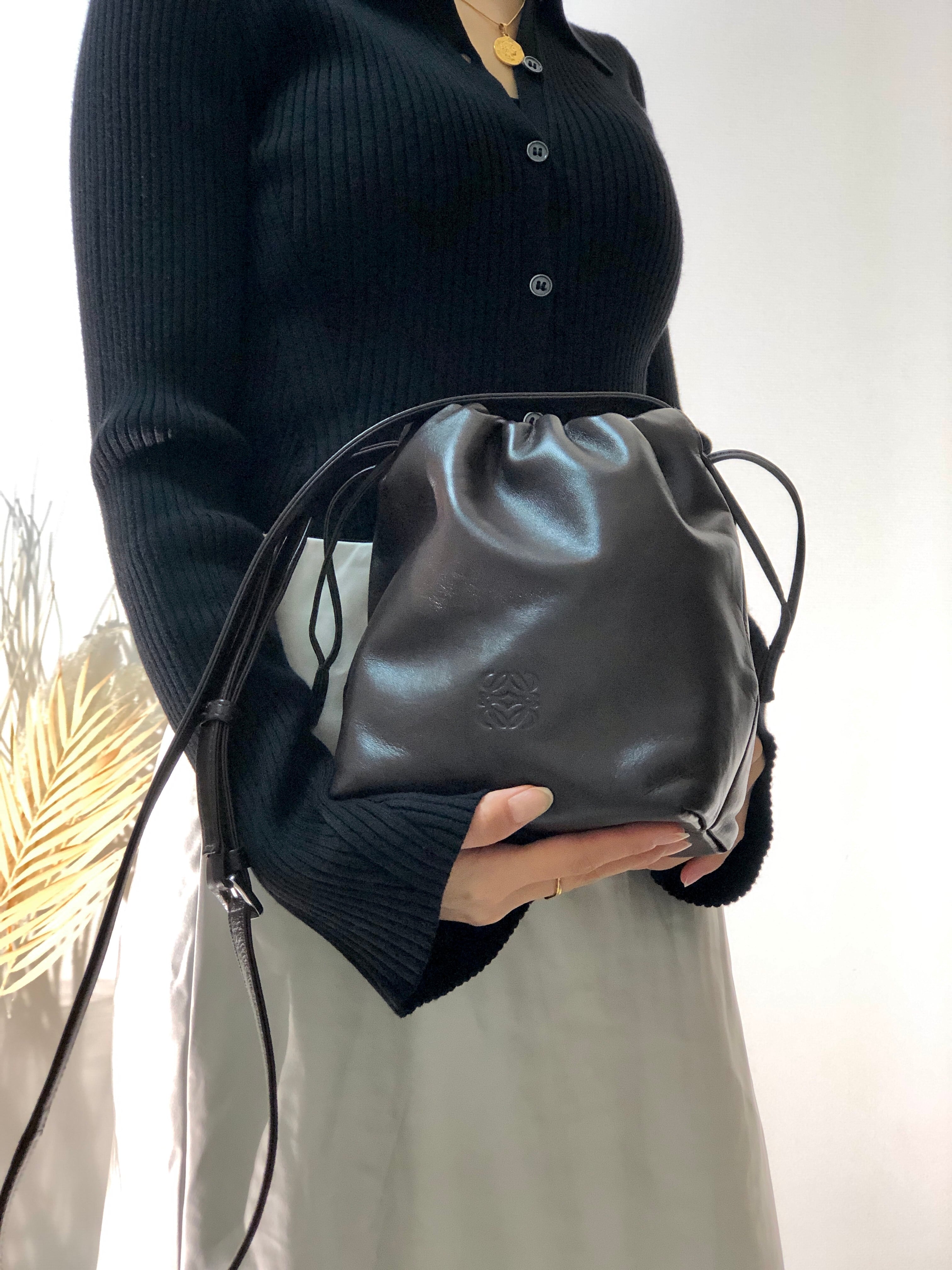 LOEWE ロエベ ナッパレザー ミニバッグ ハンドバッグ アナグラム