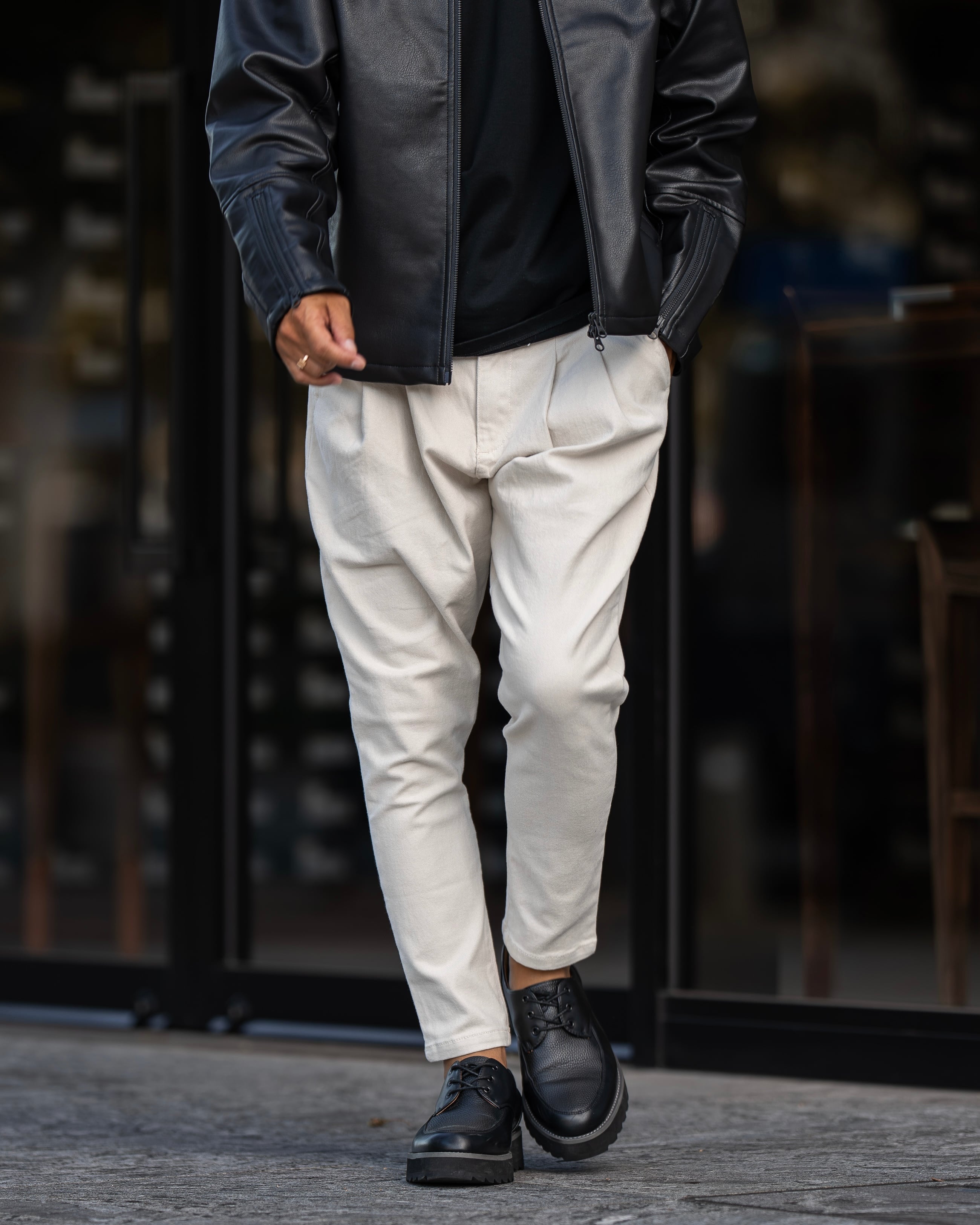 Stretch Twill Unique Three Dimensional Pants［2503amy-5］イージー