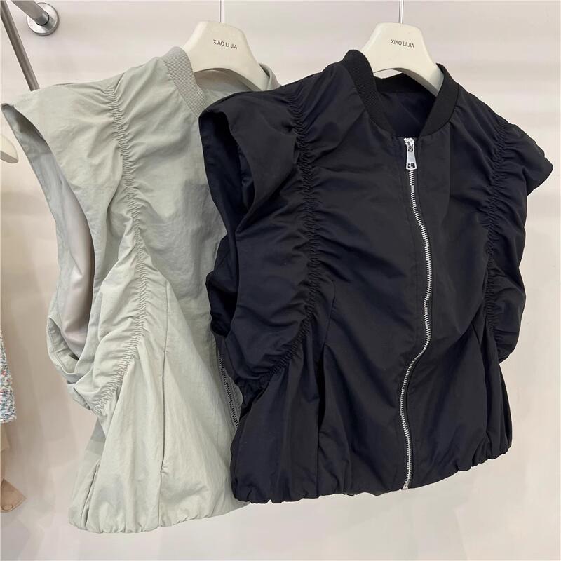 short vest jacket W00280