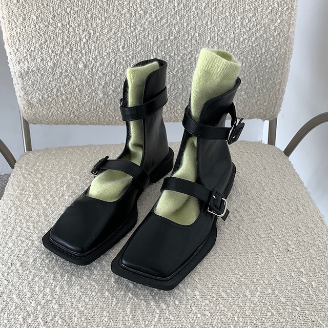 Square toe strap sandals ＊S-766