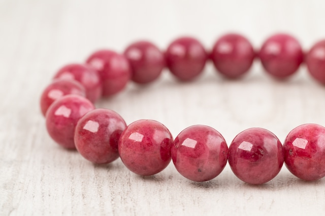 ◆一点物◆<お手頃> ロードナイトシリカ ブレスレット 9.5mm