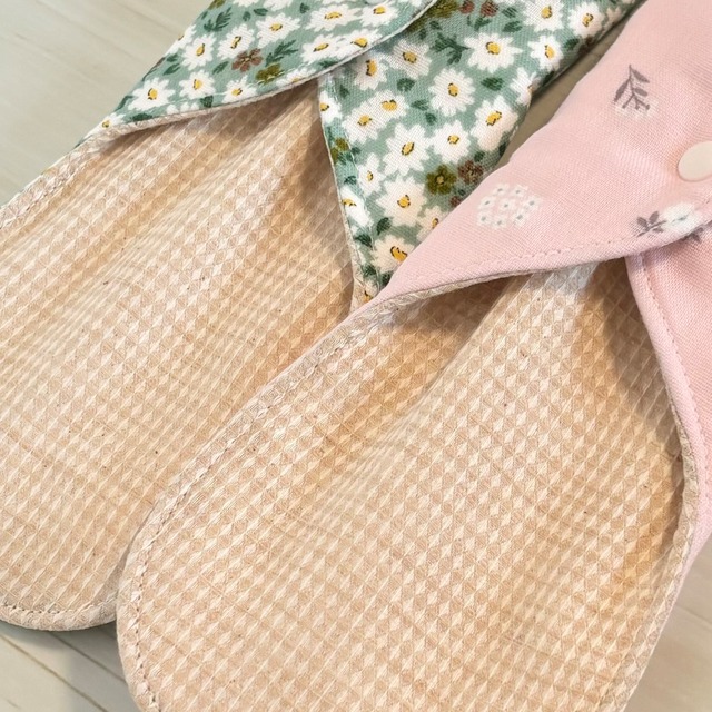 27cm ワッフル オーガニック 布ナプキン 防水仕様 2枚セット 235