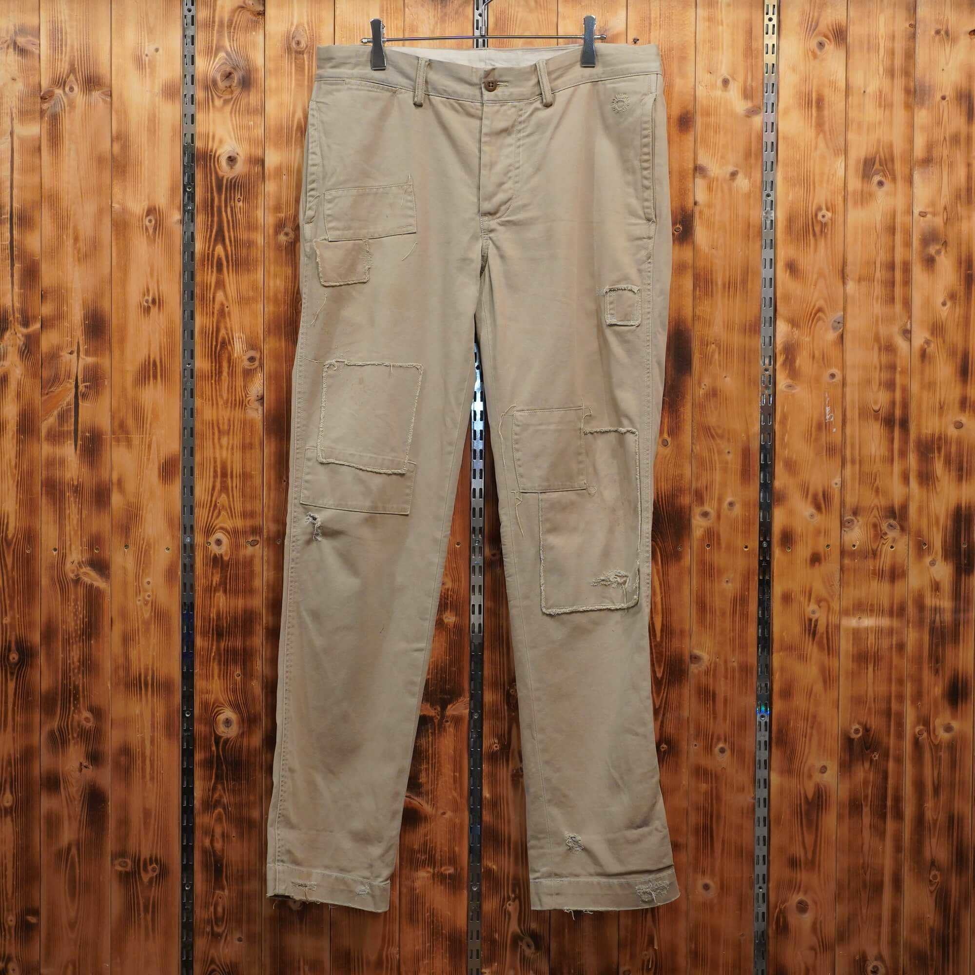 ralphlauren GI FIT パッチワーク チノパン W32/ラルフローレン | 古着