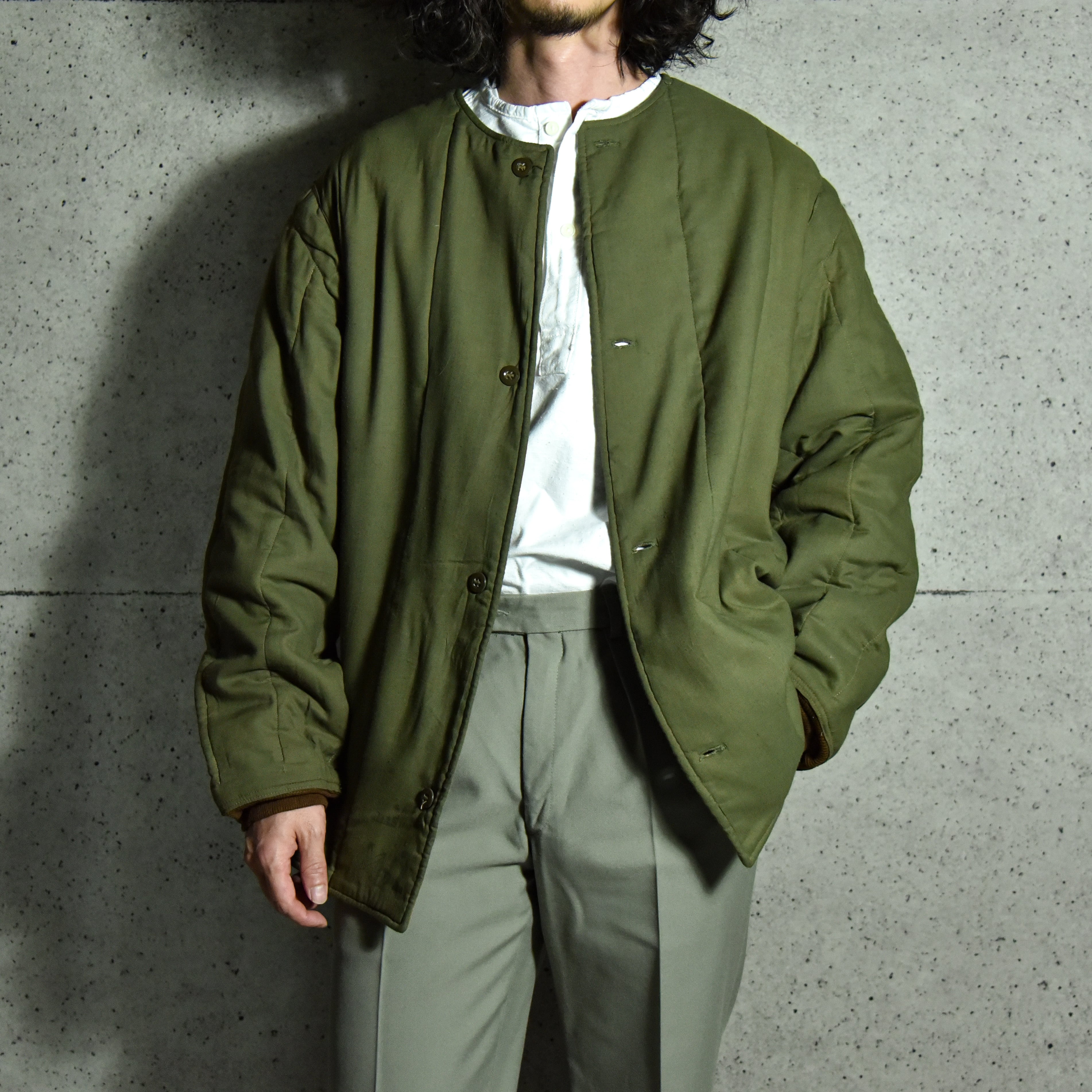 DEAD STOCK】60s Czech Army M60 Liner Jacket チェコ軍 クルーネック