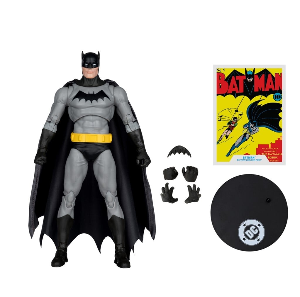 McfarlaneToys DC Multiverse Batman (Golden Age) Red Platinum