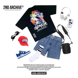 2ND012 2NDARCHIVE Tシャツ 韓国ファッション オーバーサイズ ユニセックス