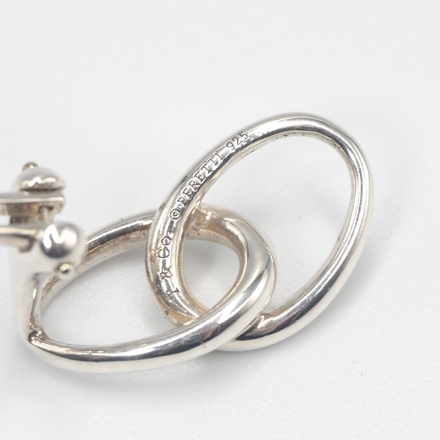 Tiffany&Co. エレサペレッティ ダブルループ イヤリング シルバー925