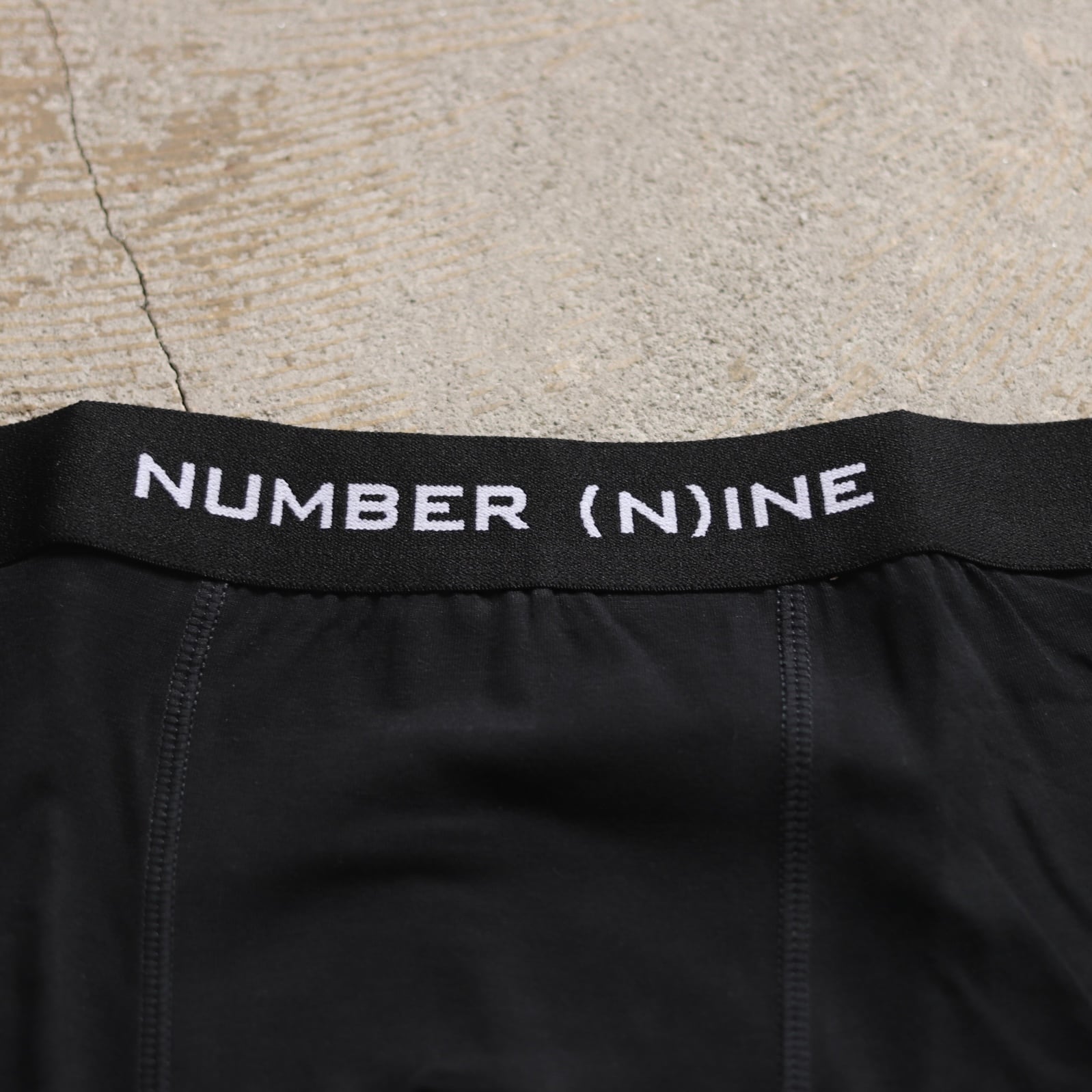 NUMBER (N)INE × FRUIT OF THE LOOM waffle boxer pants