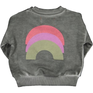 piupiuchick / "the gang" washed grey  sweatshirt / Baby