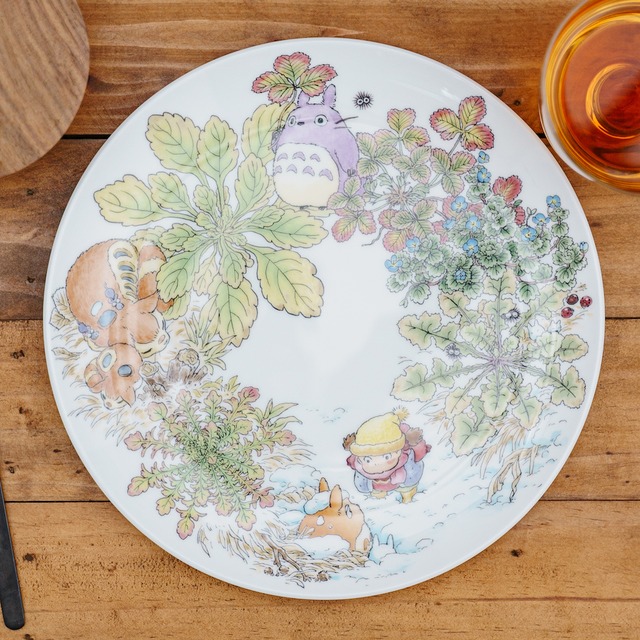 となりのトトロ  ノリタケ　スペシャルコレクション　23cmプレート（おおいぬのふぐり/7525）