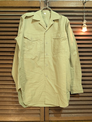60s 1963 France Military Officer Shirt