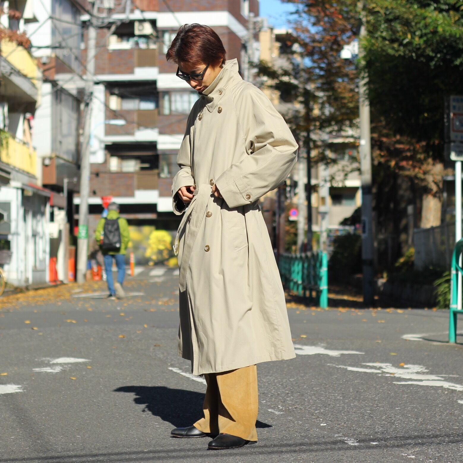 LONDON FOG trench coat トレンチコート otsu-