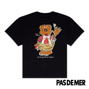 【PAS DE MER/パドゥメ】NOT LONG TIME T-SHIRT Tシャツ / BLACK / AW25-13681