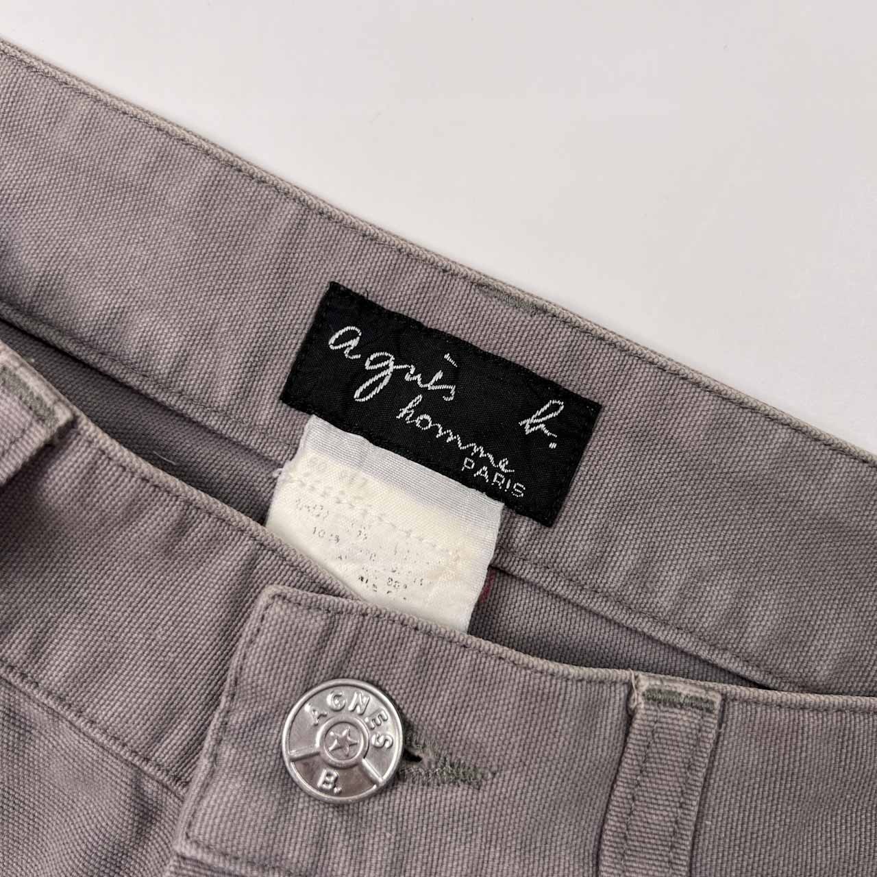 agnes b. HOMME アニエスベー オム ダック ハーフパンツ ショートパンツ ワーク /グレー系