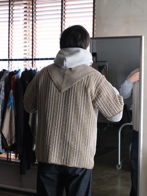 【STEAF】 FISHERMAN KNIT