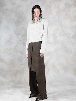 【26SS | WOMEN】AVAVAV アヴァヴァヴ / シャツ / Caging Embroidery Shirt　F26-SHT-1404