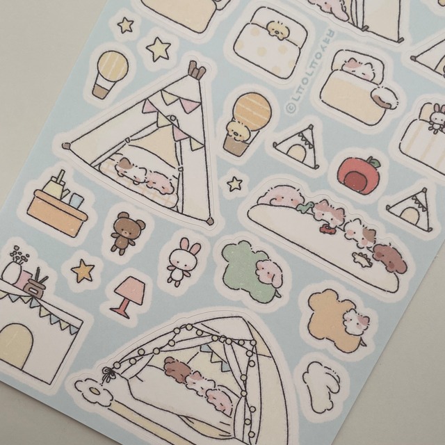 nyung nyung shop 〔sticker-テント- 〕