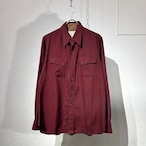 ~50s H BARK Wool Gabardine Shirt