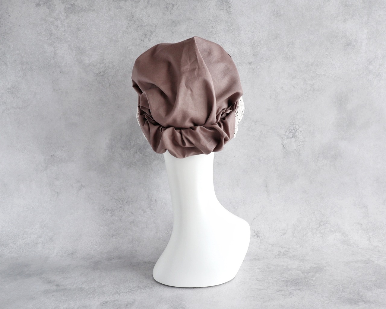 サッシュベルト｜Antique Lace Ecru × Mauve｜前髪ウィッグ対応
