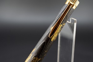 【日本が誇る銘木】屋久杉 国産拭き漆 漆箔 gold BP