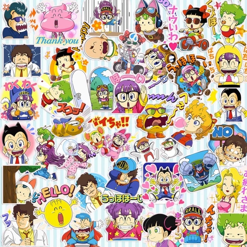 40枚 Dr.スランプアラレちゃんD 防水ステッカー シール | aboo